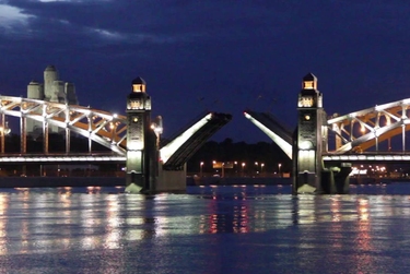 Мосты Петербурга. Большеохтинский мост (мост Петра Великого)